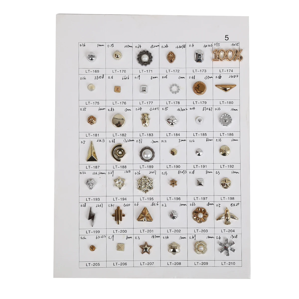 manufacturer custom garment rivets logo clothing rivet cowboy ABS shoes decoration