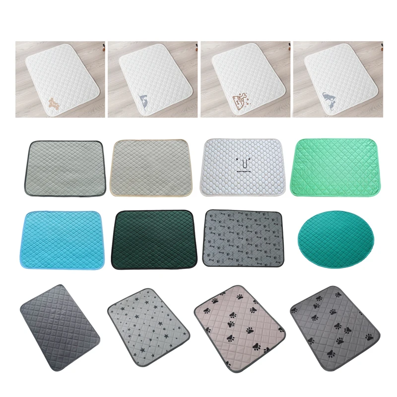OEM Custom Manufacturer Reusable Toilet Absorbent Puppy Wc Wee Urine Potty Washable Training Dog Pee Pet Mats Pads For Dogs