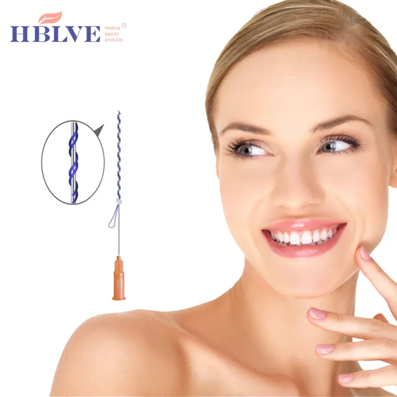 26g 38mm tornado screw PDO thread sharp needle Pdo lifting thread