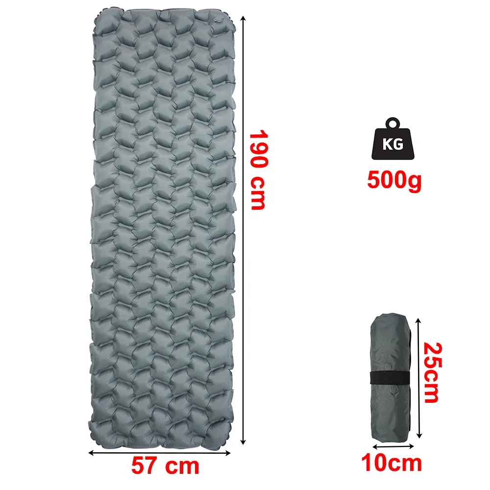 High quality camping air mat  ultralight TPU camping air mattress outdoor inflatable mat