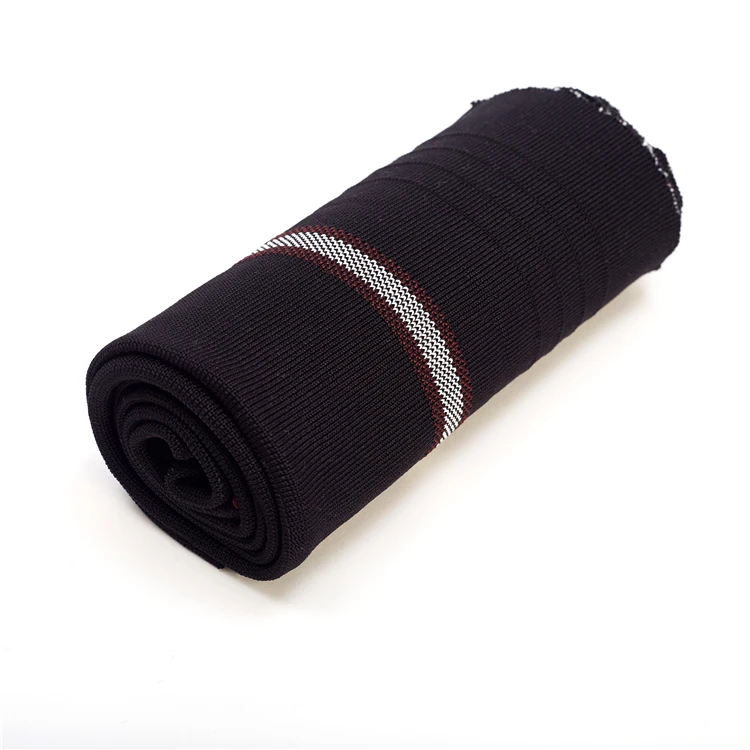 Wholesale Rib Knitted Stripe Yarn Dyed Cotton Knitted Fabric for T-Shirts