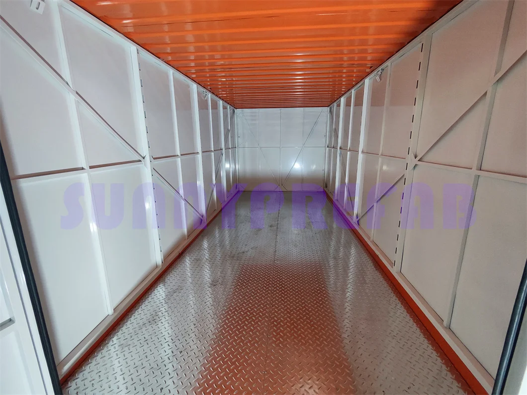 steel material prefab assemble mobile stackable container storage self storage foldable container portable storage units