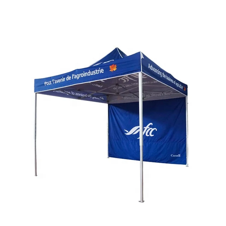 Wholesale Aluminium Tent Trade Show Event Promo Folding 40mm 3x3 Vendor Custom Logo Pop Up Advertising Outdoor 10x10 Canopy Tent