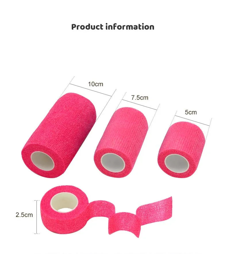 Manufacturer 2.5/5/7.5/10cm Emergency First Aid Bandage Disposable Equipment Fitness Crepe Stockinette Trauma Bandage