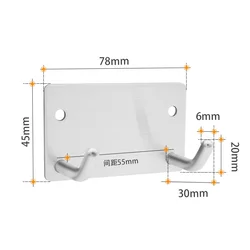 High Quality 304 Stainless Steel Wall Bathroom Hook Nail Free Self Adhesive Hooks