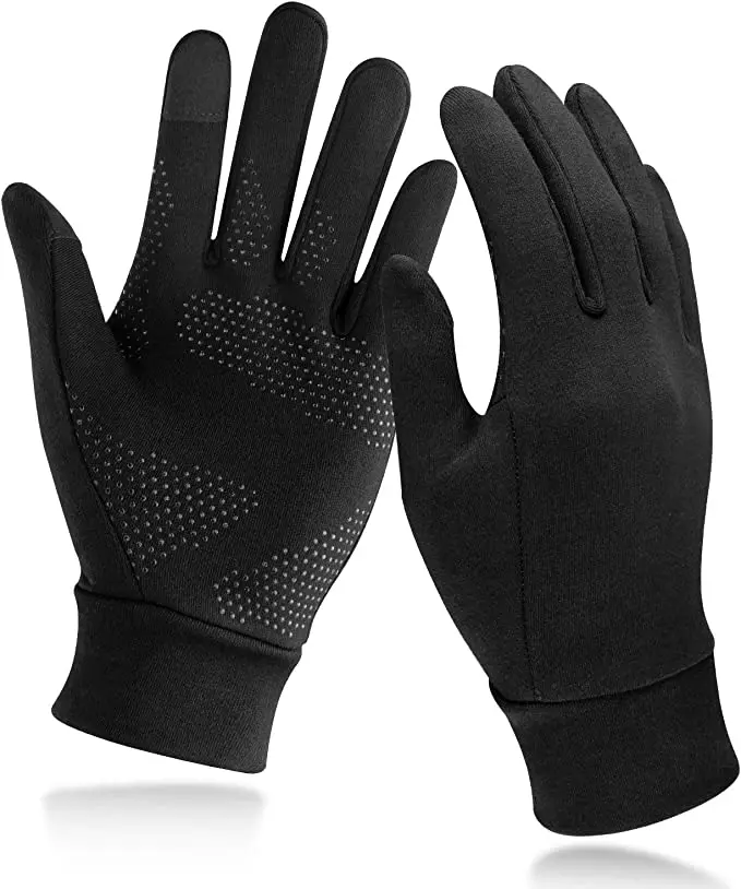 Touch Screen Anti-Slip Warm Gloves Liners for Cycling Biking Sporting Driving for Men Women Running Gloves