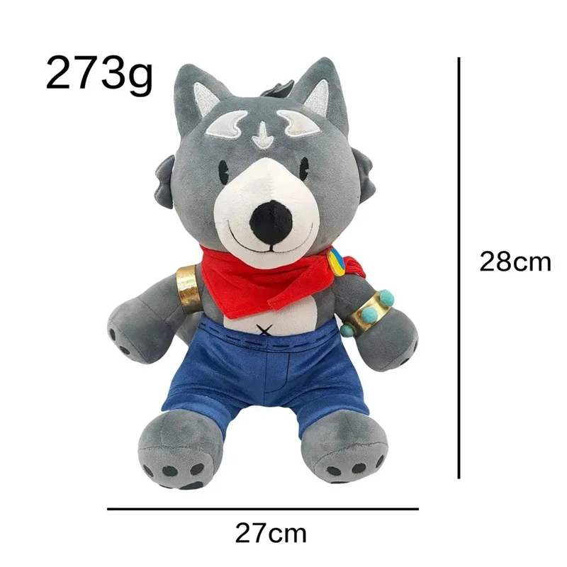 DOULUO 2023 new product Amicus Wolf plush gray Wolf shape werewolf doll plush toy for gifts