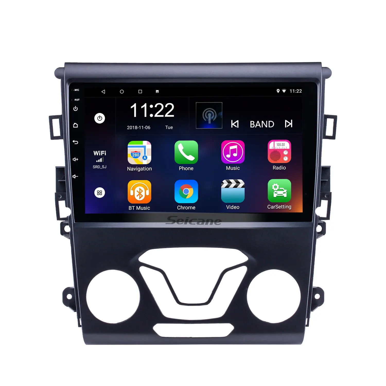 Android 13.0 9 inch for 2012 2013 2014 Ford Mondeo Aftermarket GPS Navigation Car Audio System 3G WiFi Radio Tuner TV