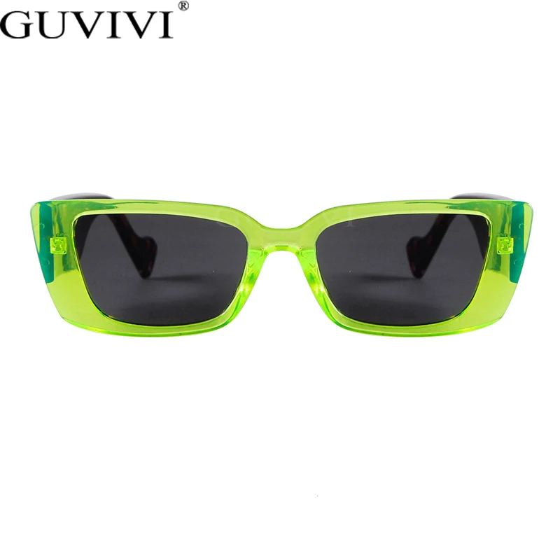 New INS Retro Harajuku Rectangular Glasses Hip Hop Disco Sunglasses Men Women Small Frame Sport Sunglasses