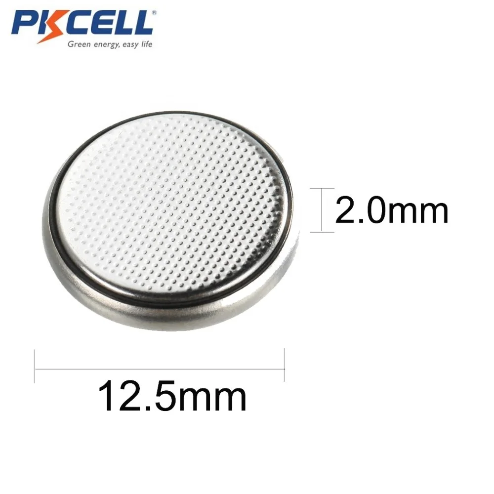 Pkcell high quality lithium battery cr1220 3v button cell cr 1220