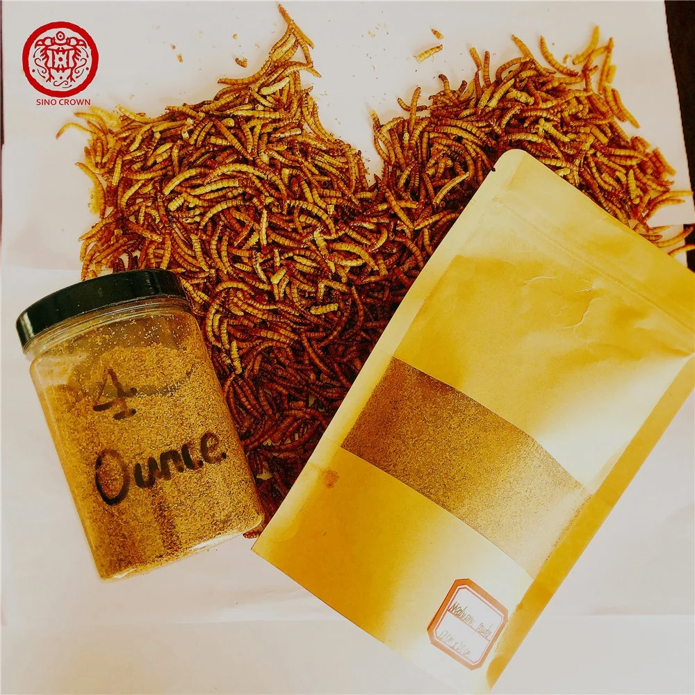 High Protein Customised Birds Food for Fishes Reptiles in Bags 100g Factory Directly Supply  mealworm superworm