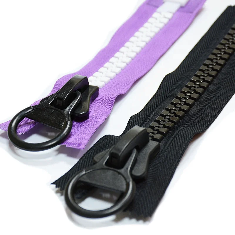 Zip Fasteners Sale # 15 Big Teeth Plastic Zipper Custom Bulk Decorative Zippers For sport suit