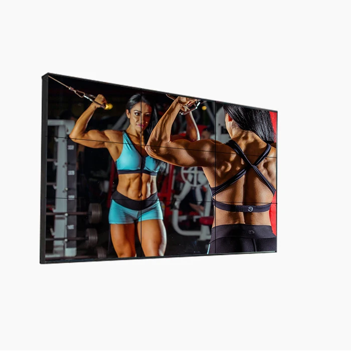 46 inch 3.5mm Bezel  4K 3x3 Seamless Advertising LCD Video Wall Screen with Systems