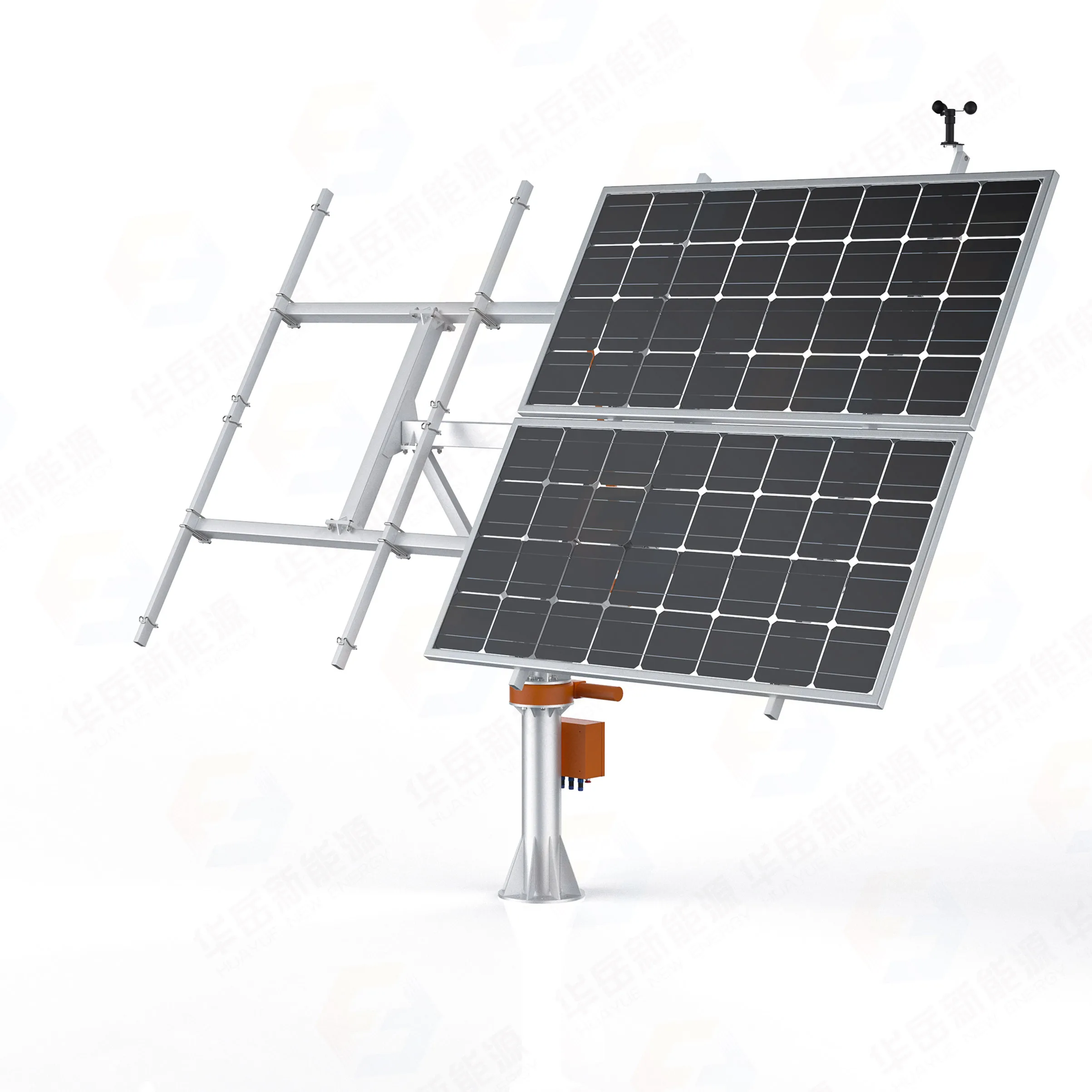 Huayue solar tracker-1.5KW HYS-4PV-66-LSD Factory direct sales automatic sun tracker solar dual axis slewing drive