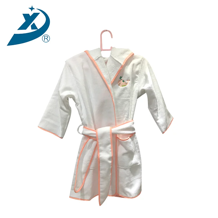 
Quality-Assured Bathrobe Hooded Bathrobe Organic Cotton Children 