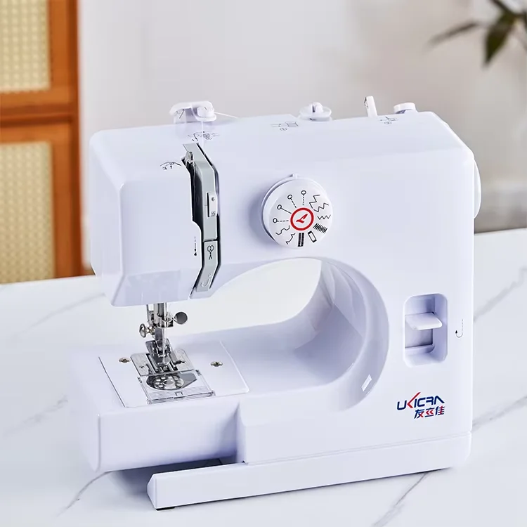 UFR-725 Mini Portable Sewing Machine for Industrial Household Use Manual Feed Mechanism New Condition Garment Cloth Applications