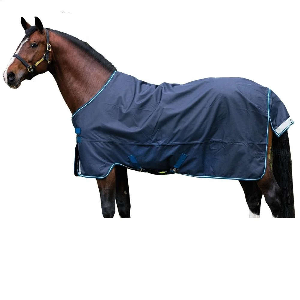Horse Strong Waterproof and Breathable 1200D Polyester Prussian blue Bravo 600D Original Lite Outer Turnout Rug