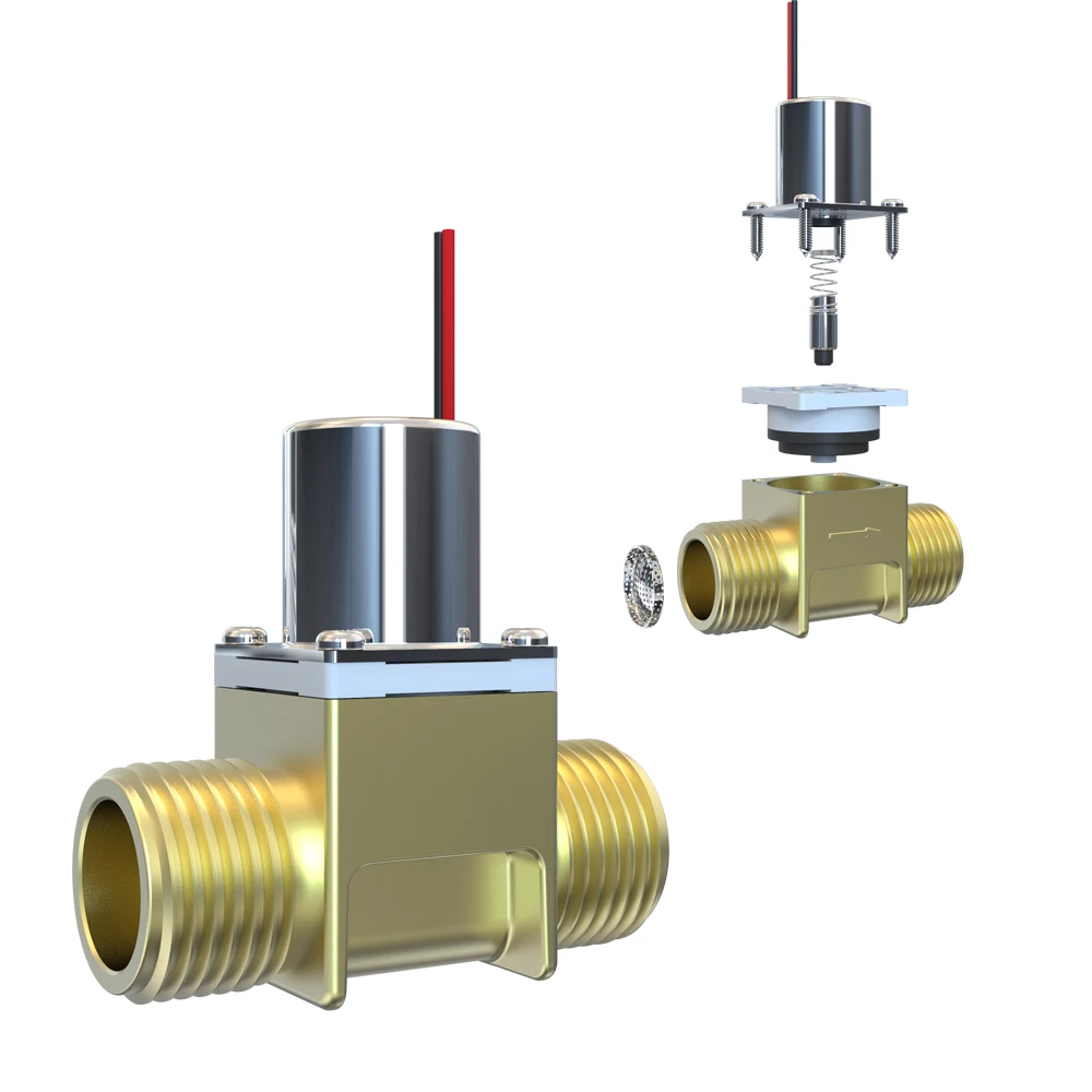 Transl 2way electric 3 inch dc 6v 12v 24v bistable water latching brass mini faucet toilet flush stainless steel solenoid valve