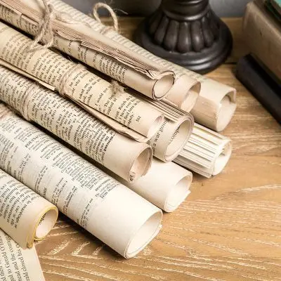 Nordic Style Rural Old Books Old Style Foreign Language Books Literary and Artistic Classical Foreign Language Books Home Decor