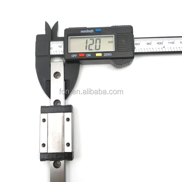 Hot sale engineering guide rail with mgn 12h slide block