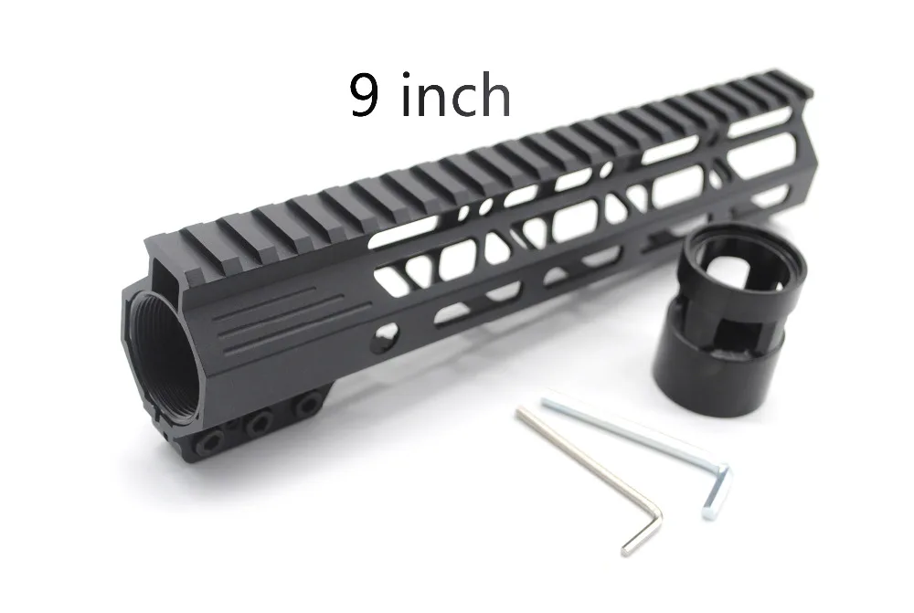 8 размеров AR-15 M4 M16 M-LOK Бесплатная Поплавковый Зажимная скоба Охота сталь ствола Гайка для