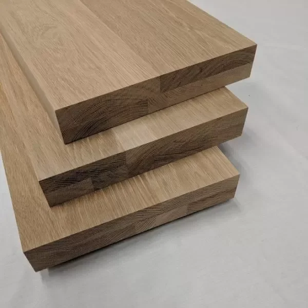 White Oak Thick/Floating Stair Treads & Landing Platforms Custom Made to Order Premium Grade