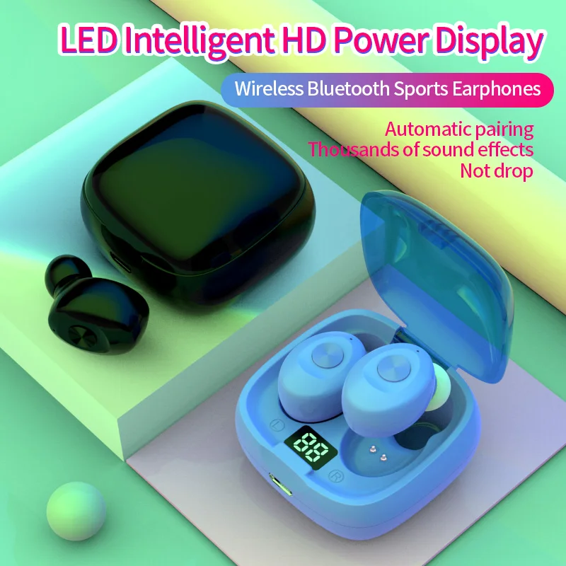 Hand free наушники чехол earpod TWS Беспроводные с ЖК-дисплеем