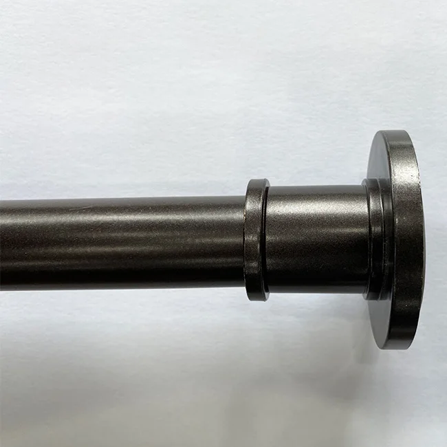 HB QITERI- Industrial Shower Curtain Rod - Never Rust Non-SlipStainless Steel, Brushed Nickel For bathroom