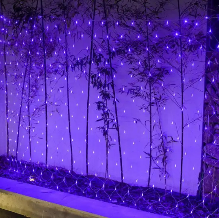 String Lights 1.6mm Dia 120 Led Net Mesh Fairy String Light Christmas Wedding Party Fairy String Lights With 8 Function C