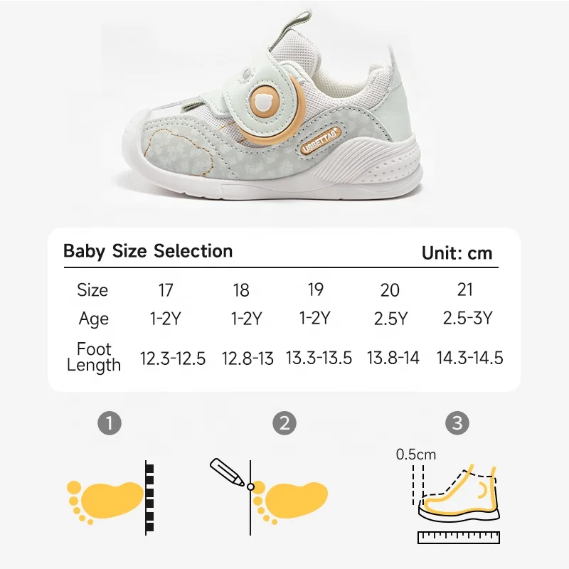 Spring and autumn infant shoes soft soled shoes 1-3 years boys and girls baby anti-slip with toddler shoes baby products