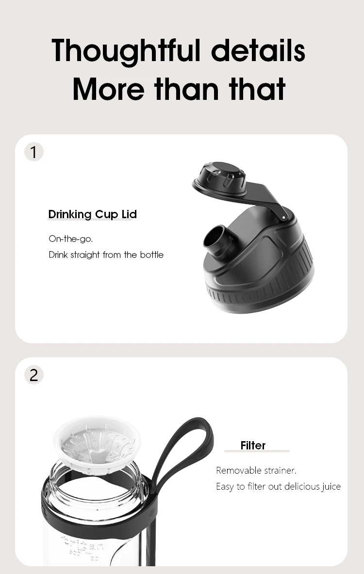 Factory New Design Best Selling 700ml rechargeable sports powerful blender