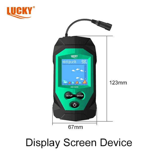 Lucky fishing gun Fish finder FL068-T with gift set