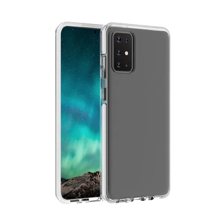  2021 хорошее качество анти-шок ТПЭ + ТПУ Мягкий край чехол для Samsung S20 Plus