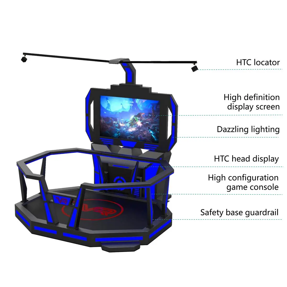 Most Popular 9D VR Infinite Space Movie Equipment Interactive Shooting Game For Kids And Adults