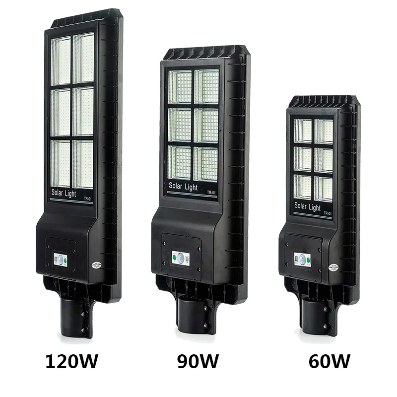 Super Bright IP65 Waterproof Outdoor Highway Project Road Light 60W LED Solar Street Lamp