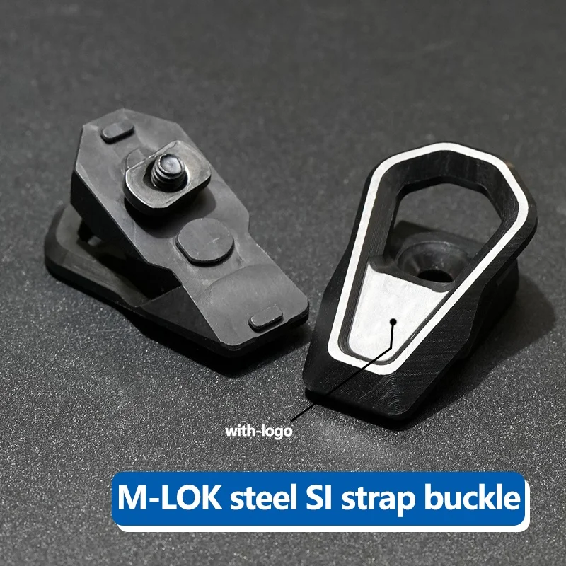 LWXC Tactical Gear Sling Point Connect Mount Weapon Shoulder Straps Sling Loop Steel Hunting Accessories K2070