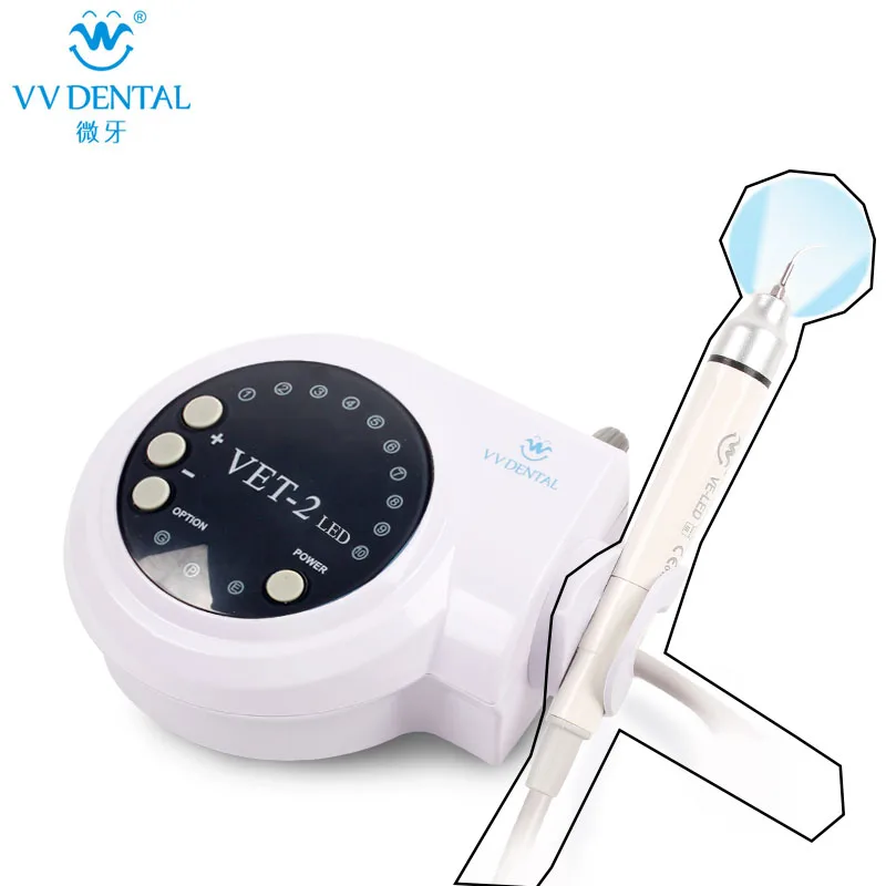  Горячая Распродажа совместимый woodpecker ems VET-2-LED сертификат CE стоматологическое оборудование пьезо светодиодный Ультразвуковой скалер с