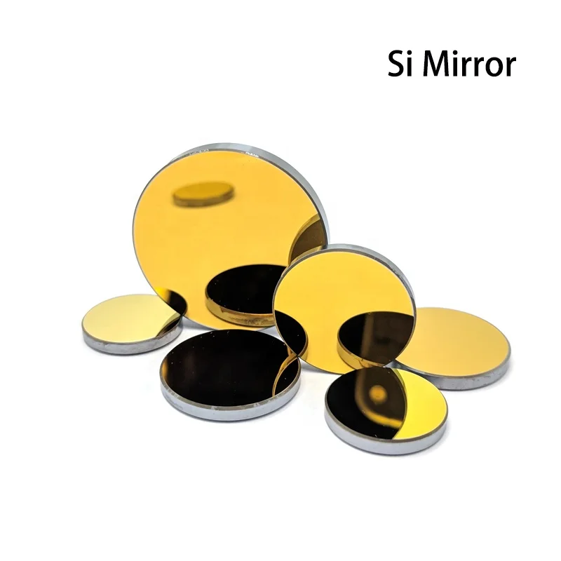Gold Coated Dia 19.05mm Co2 Laser Optical Si Mirror Reflective Mirror for CO2 Laser Head Cutting Engraving Machine