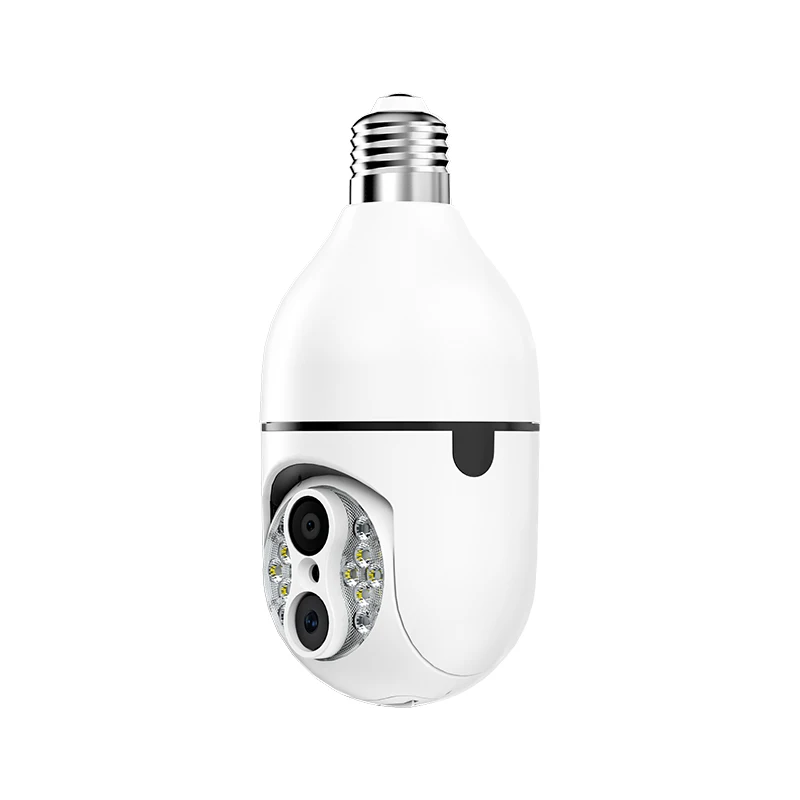 Smart Home Light Bulb Wifi  Camera 360 Degree Pnaoramic Wireless IR Security VR CCTV Camera