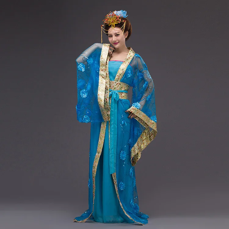 Women Hanfu Wholesale readymade Chinese traditional costume Ancient Tang Dynasty Hanfu Cloth for women