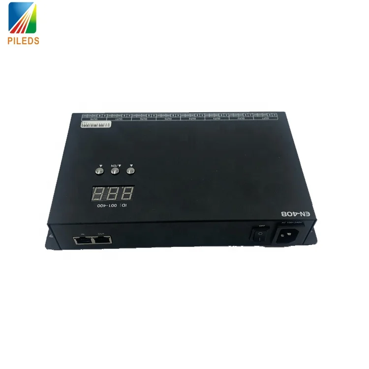 EN-408S ручной SPI DMX 512 контроллер освещения 1024 пикселей 8-канальный светодиодный 12 В переключатель