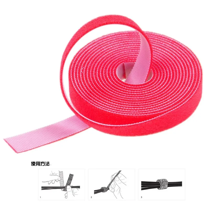 custom back to back hook and loop double side tape