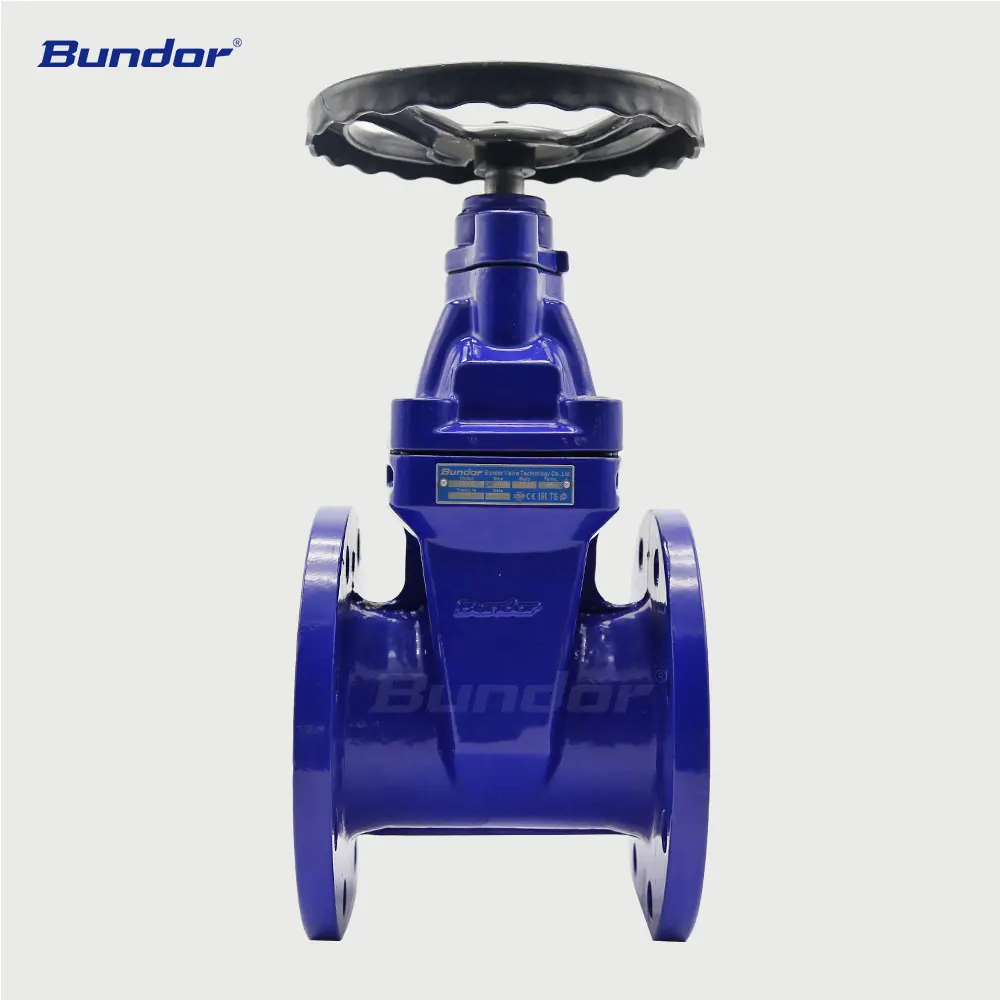 Bundor DN50-1200 BS5163 невыдвижной стержень мягкое уплотнение фланцевый запорный клапан