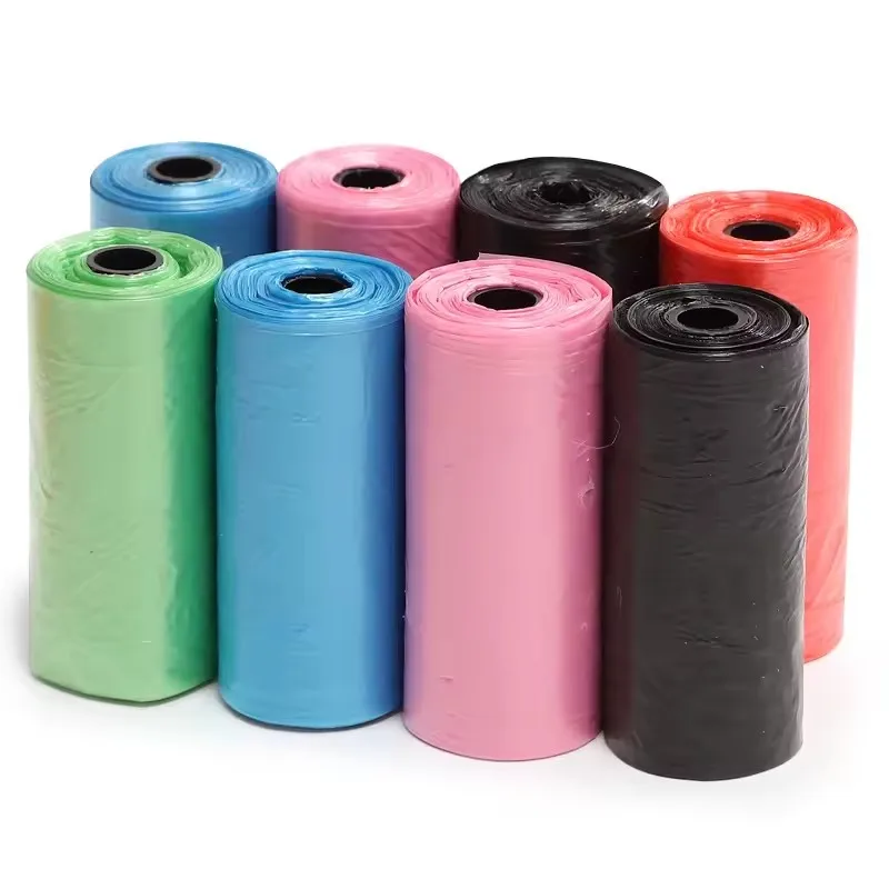 Xianchanpets Cute PE Waste Bag Leak-Proof Disposable Plastic Poop Clean up Bags for Small Animals Stocked Cat Dog Poop Bags
