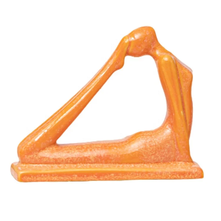 Nordic Abstract Art Ceramic Yoga Pose Figurines For Interior Aesthetic Decor Desk Accessories Living Room Tabletop Decoration