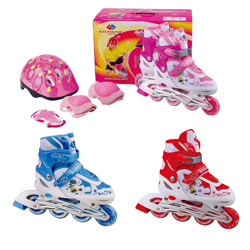 GOSOME cheapest colorful flashing  inlineskates and rollerskates  and patines for kids