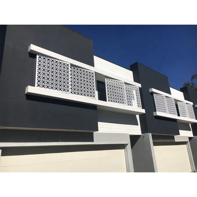 Decorative Laser Cut Metal Screen Building Wall Facade Panel