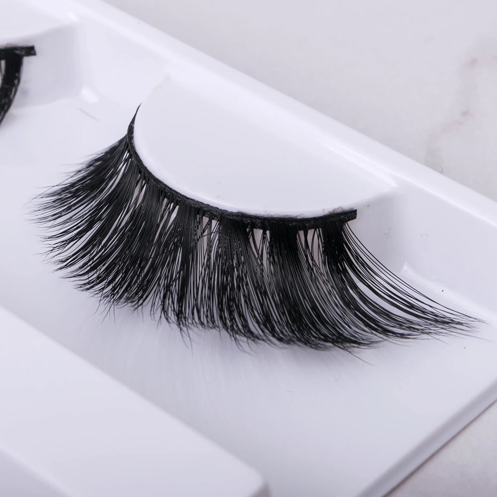 Yiernuo Angel Wings Natural False Eyelashes Vendor Wholesale Price Custom Eye Lash strip eyelashes winged eyelash