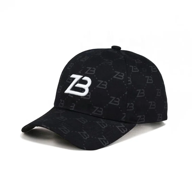 China Original Factory Wholesale 6 Panel Full Printing 3d Embroidery Baseball Cap Hat Low Moq