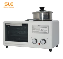3 In 1 new multifunction breakfast set fryer kettle toaster sets smart toasters bread maker